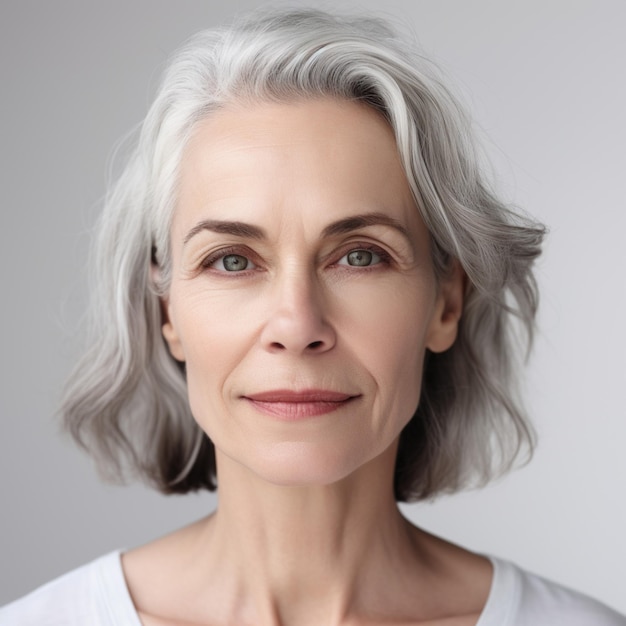 Photo a woman with a white shirt that says'i'm a white woman '