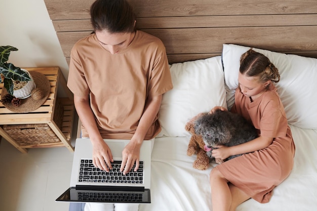 Woman Working From Home