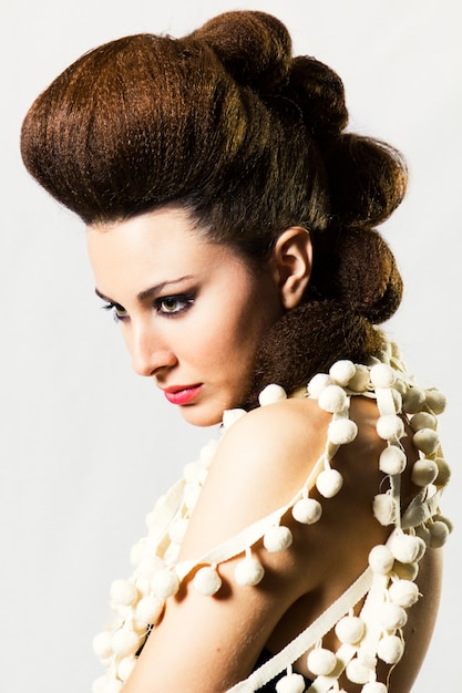 woman young women luxury beauty hairstyle