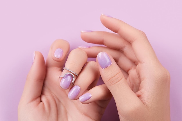 Lavender nail designs deals