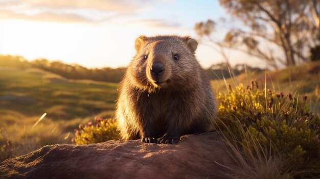 Wombat high quality background