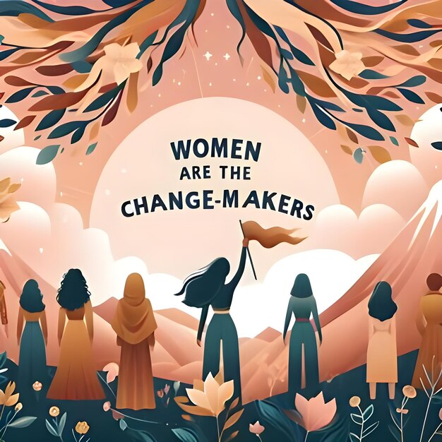 Photo women are the changemakers