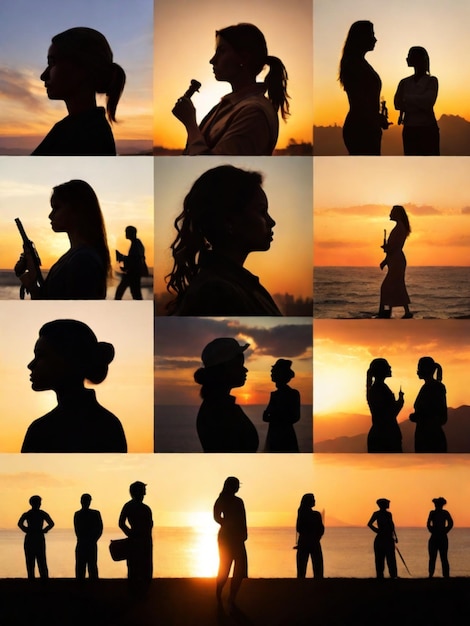 Photo women day background