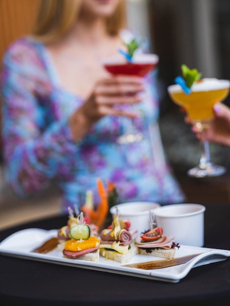 Women drinking at a celebration