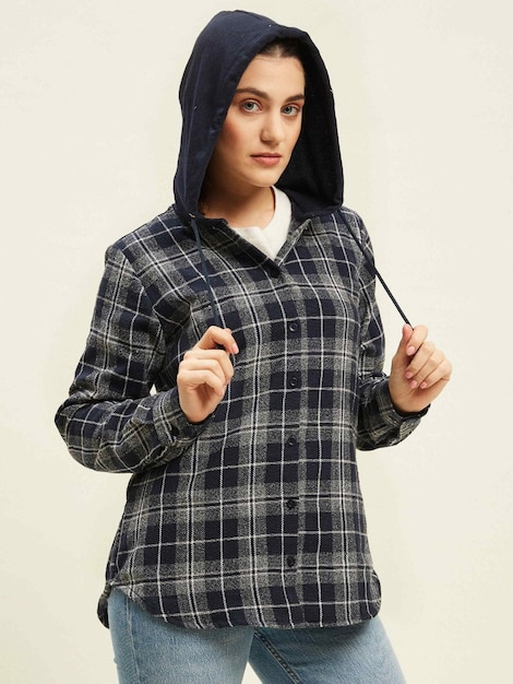 Foto hoodie di moda femminile