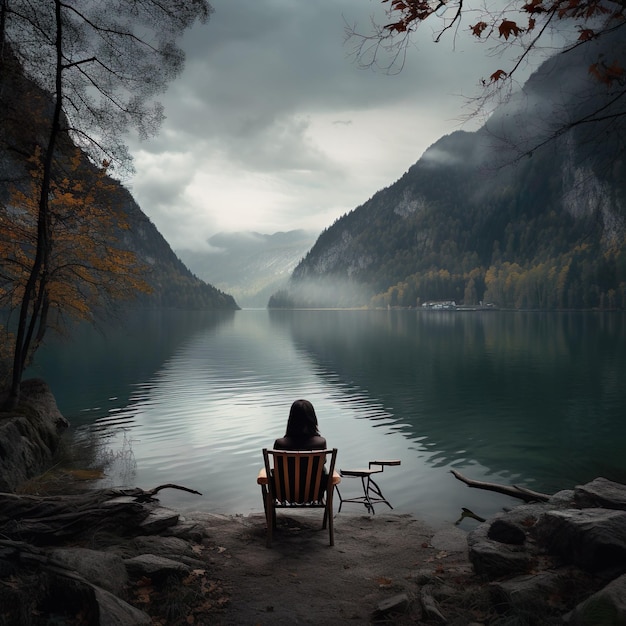 Women infront of a sea