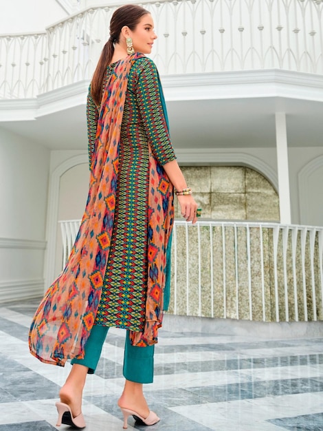 Women Kurti with Pant amp Dupatta