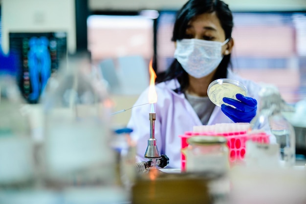 Women in laboratory