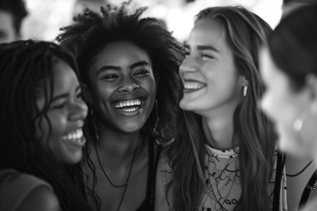 Women Laughing Together at a Joyful Party