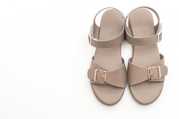 women leather sandals