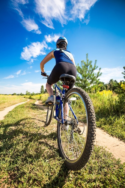 Women on the nature of riding a bike