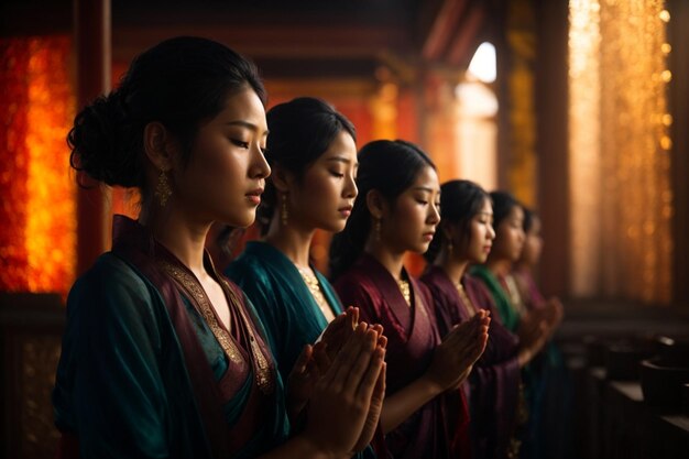 写真 女性の祈り