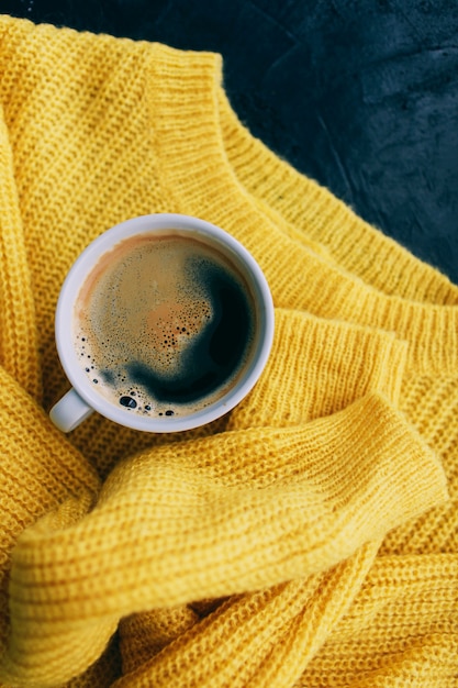 Women's autumn outfit and espresso 