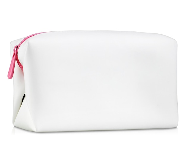 Photo women's cosmetic bag, mockup without logo