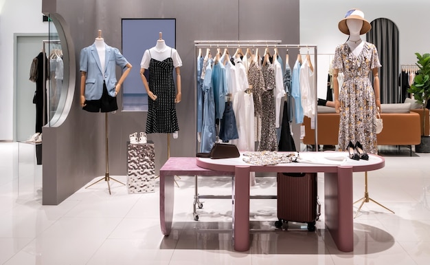 women's fashion store in the shopping mall
