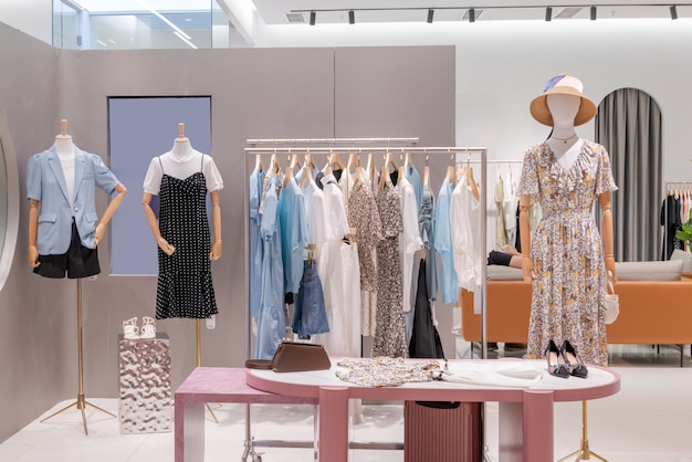 women's fashion store in the shopping mall