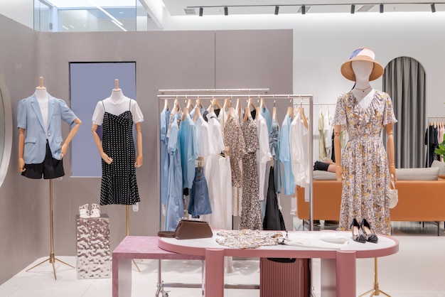 Women's fashion store in the shopping mall