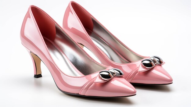 Premium Photo | Women's Kitten Heels Shoes isolated on white