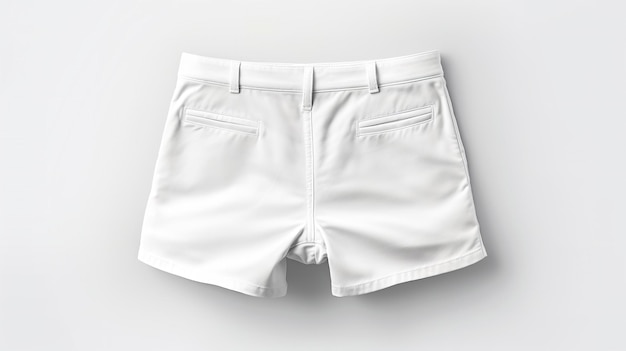 Women's Shorts Mockup Plain white