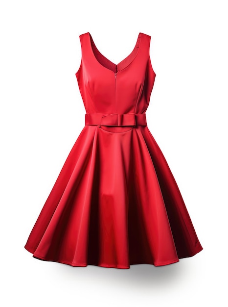 Women's summer red dress