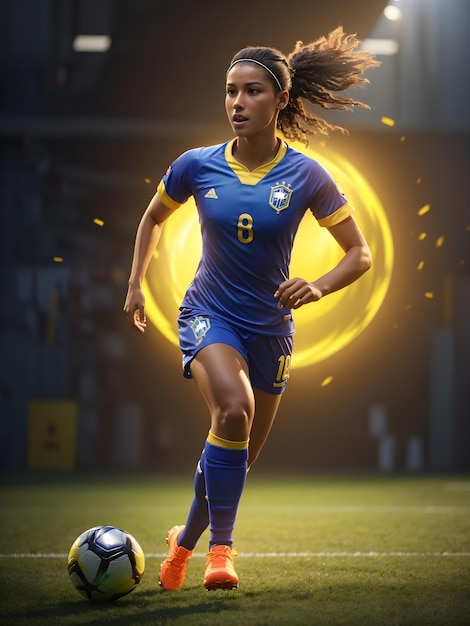 Women Soccer Player