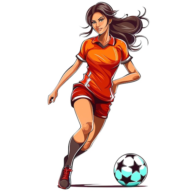Foto calciatore femminile