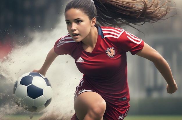 women soccer player