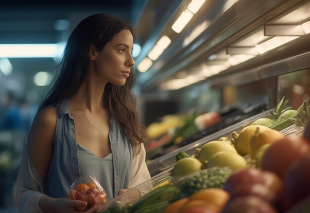 Foto donne al supermercato