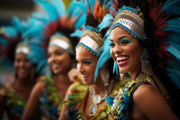 色とりどりの衣装を着た女性たちと、画面中央に「踊る」という文字。