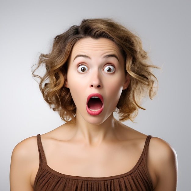 Women with Shocked Expressions