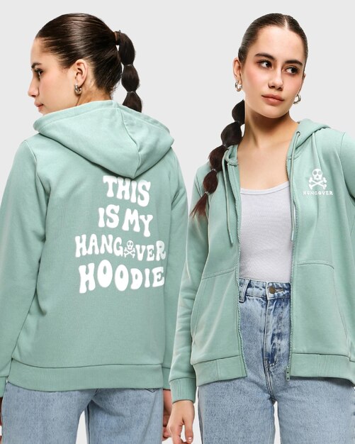 Women039s tour graphic printed oversized hoodie