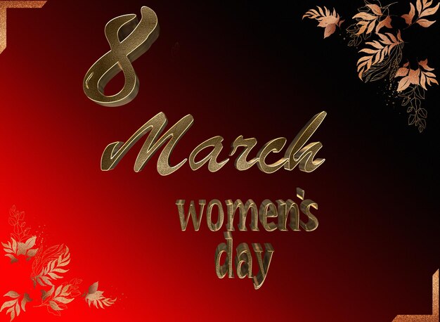 Women39s день 8 марта Типографское светлое сердце Поздравительная открытка приглашение Фон Дизайн Поздравительная открытка Баннер Плакат Иллюстрация поздравления открытка