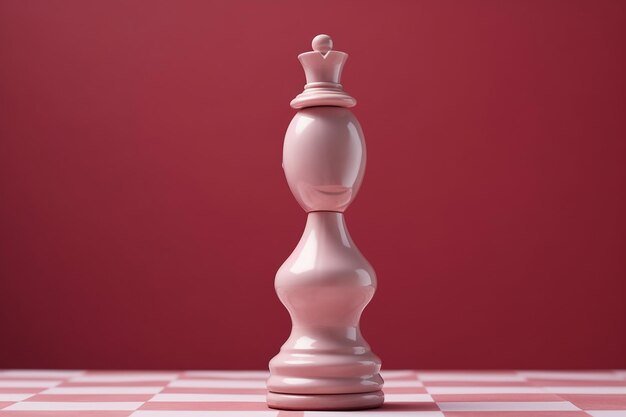 Women39s Empowerment Queen Chess Piece Generative AI