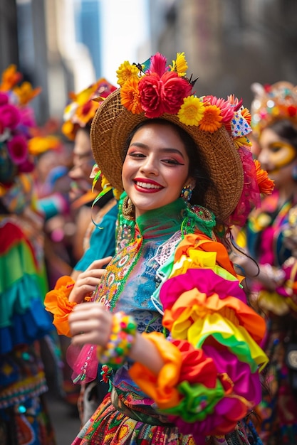 Photo a womens day parade using