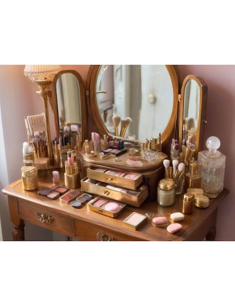 Womens makeup room