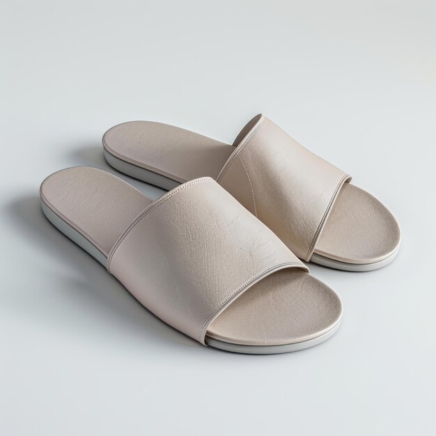 Womens slippers isolated