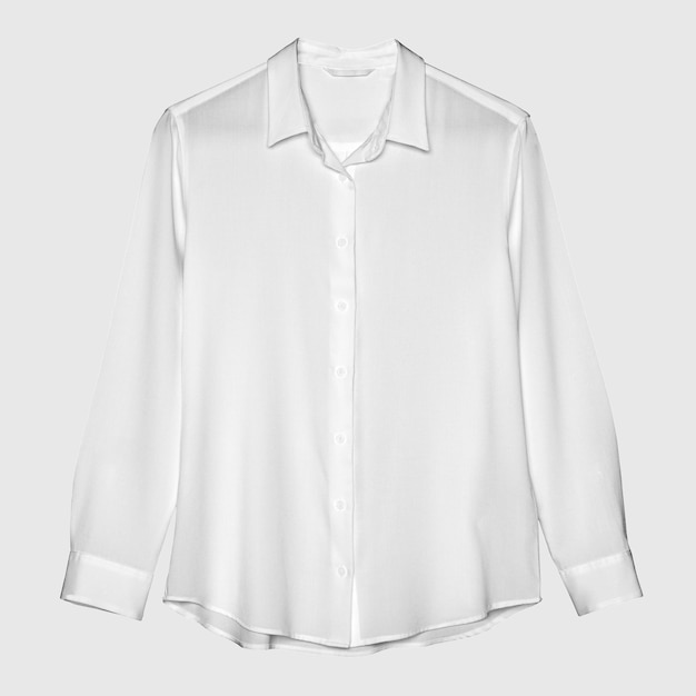 womens white long sleeve shirt