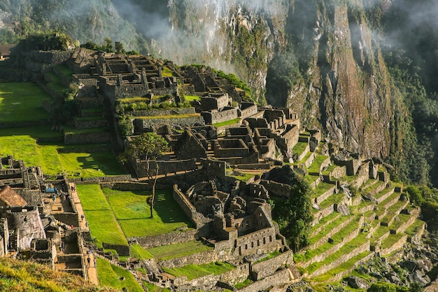 Wonder of the World Machu Picchu in Peru