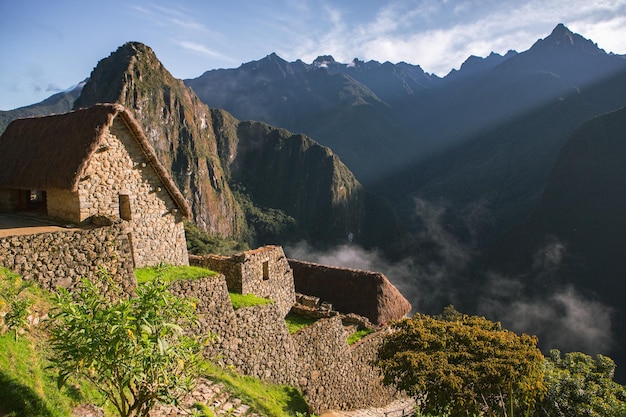 Wonder of the World Machu Picchu in Peru