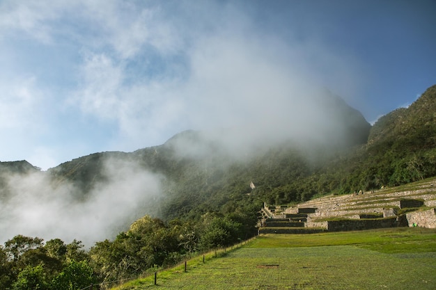 Wonder of the World Machu Picchu in Peru