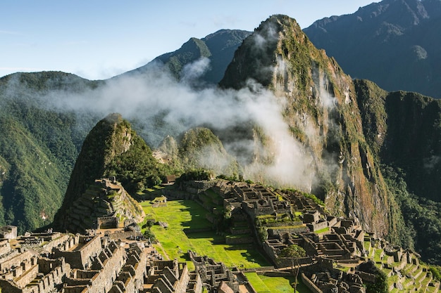 Wonder of the World Machu Picchu in Peru