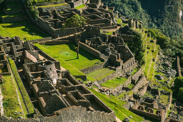 Wonder of the World Machu Picchu in Peru