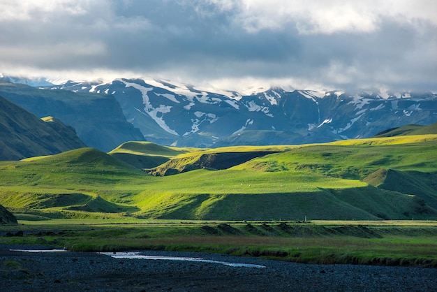 Wonderful Icelandic landscape and nature