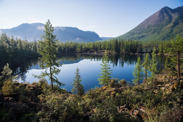 Фото Прекрасная панорама озера