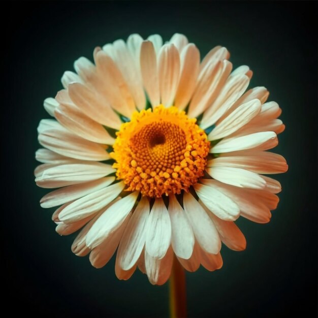 Прекрасный белый маргаритка цветок