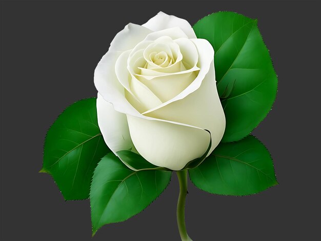 чудесная белая роза