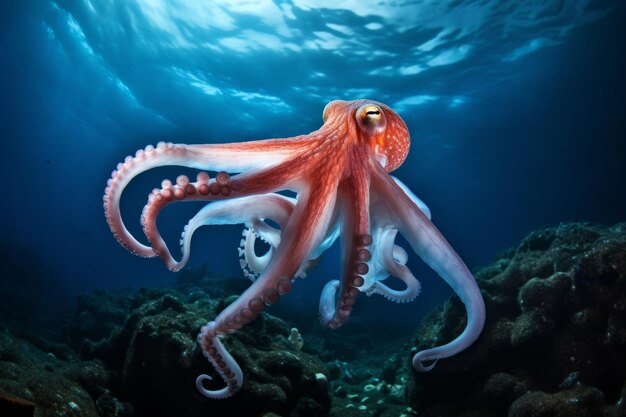 Чудеса глубокого синего моря: фотография животных