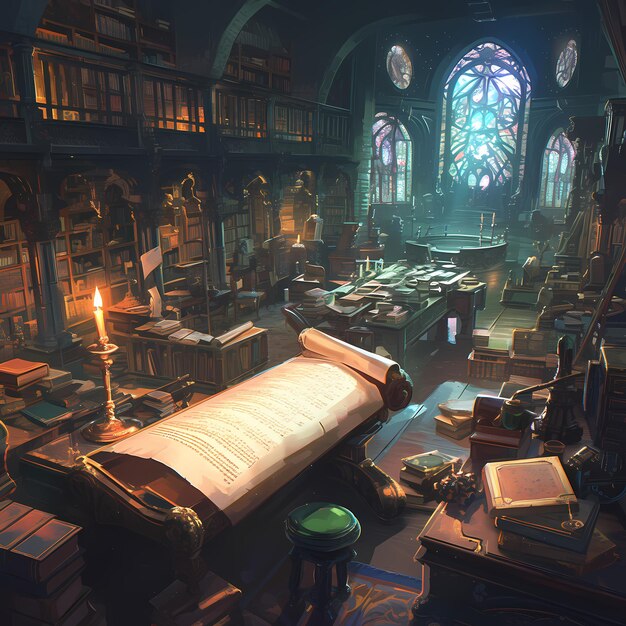 Photo wondrous library awaits discovery