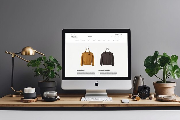 Photo woocommerce website product landing page display page ecommerce website