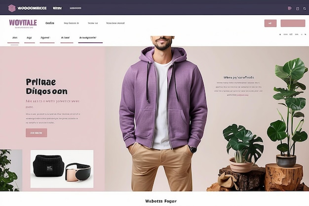 Photo woocommerce website product landing page display page ecommerce website